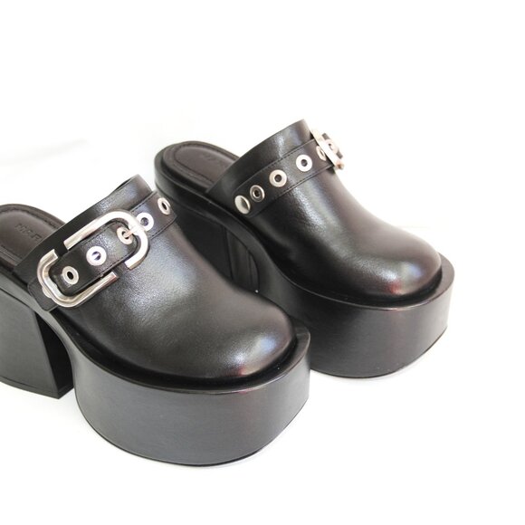 New In Box Marc Jacobs The J Marc Leather Clog Size 6 US/36 EU - Picture 12 of 13